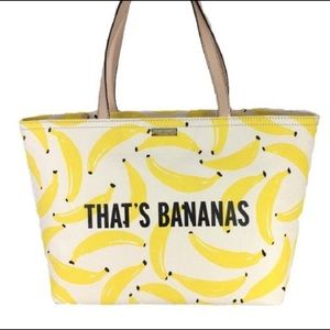 Kate Spade “That’s Bananas” Tote Bag NWT